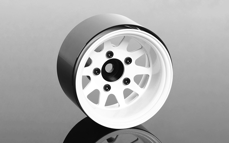 RC4WD 1.55" Deep Dish Wagon Steel Beadlock Wheels (White) (4) - Click Image to Close