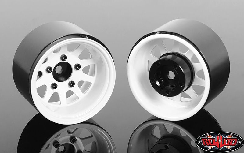 RC4WD 1.55" Deep Dish Wagon Steel Beadlock Wheels (White) (4) RC4WD 1.55" Deep Dish Wagon Steel Beadlock Wheels (White) (4)
