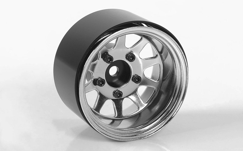 RC4WD 1.55" Deep Dish Wagon Steel Beadlock Wheels (Chrome) (4) - Click Image to Close