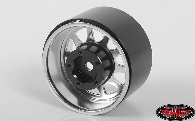 RC4WD 1.55" Deep Dish Wagon Steel Beadlock Wheels (Chrome) (4) - Click Image to Close