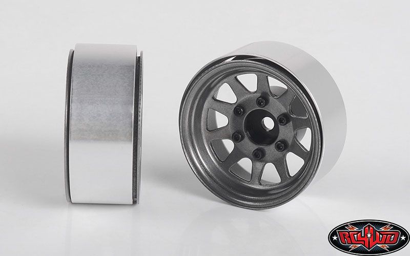 RC4WD 1.55" OEM 6-Lug Stamped Steel Beadlock Wheels (Plain) (4)