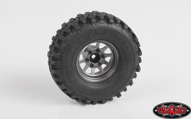 RC4WD 1.55" OEM 6-Lug Stamped Steel Beadlock Wheels (Plain) (4)
