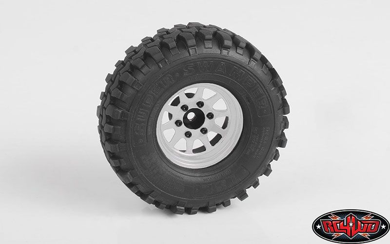 RC4WD 1.55" OEM 6-Lug Stamped Steel Beadlock Wheels (White) (4)