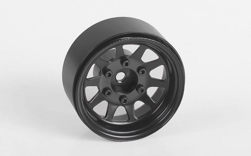 RC4WD 1.55" OEM 6-Lug Stamped Steel Beadlock Wheels (Black) (4)