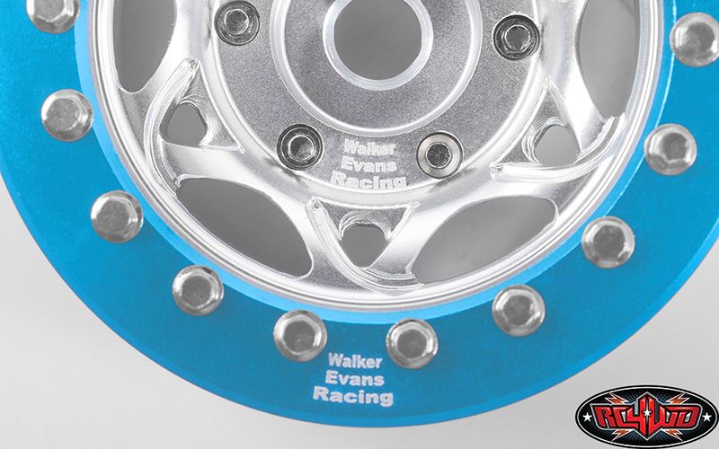 RC4WD 1.55" Walker Evans 501 Legend Beadlock Wheels(Slvr/Blu)(4) - Click Image to Close