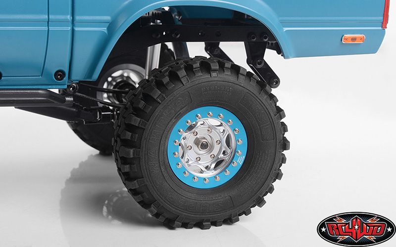 RC4WD 1.55" Walker Evans 501 Legend Beadlock Wheels(Slvr/Blu)(4) - Click Image to Close