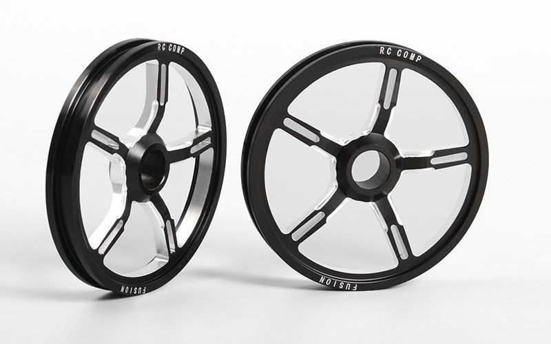 RC4WD RC Components Fusion Drag Race Front Wheels - Click Image to Close