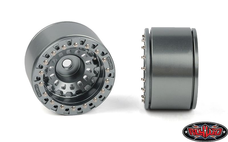 RC4WD 1.55" Fuel Off-Road Zephyr Beadlock Wheels (Gunmetal) (4) - Click Image to Close
