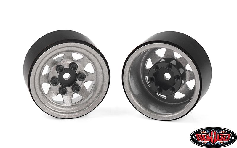 RC4WD 1.0" Stamped Steel Stock Beadlock Wheels (Plain) (4) - Click Image to Close