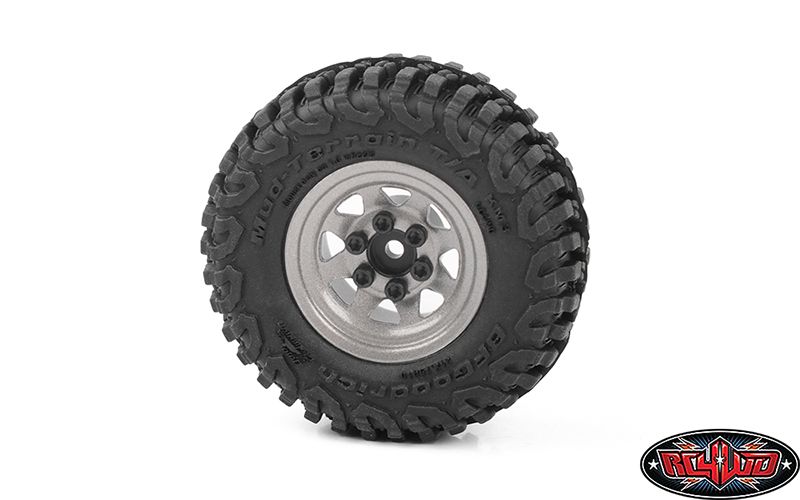 RC4WD 1.0" Stamped Steel Stock Beadlock Wheels (Plain) (4) - Click Image to Close