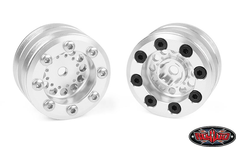 RC4WD 1.0" Rage Beadlock Wheels V2 (Compatible with TRX4M) - Click Image to Close