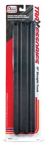 Auto World Traxxessories 2 Pk. 15" Straight Track