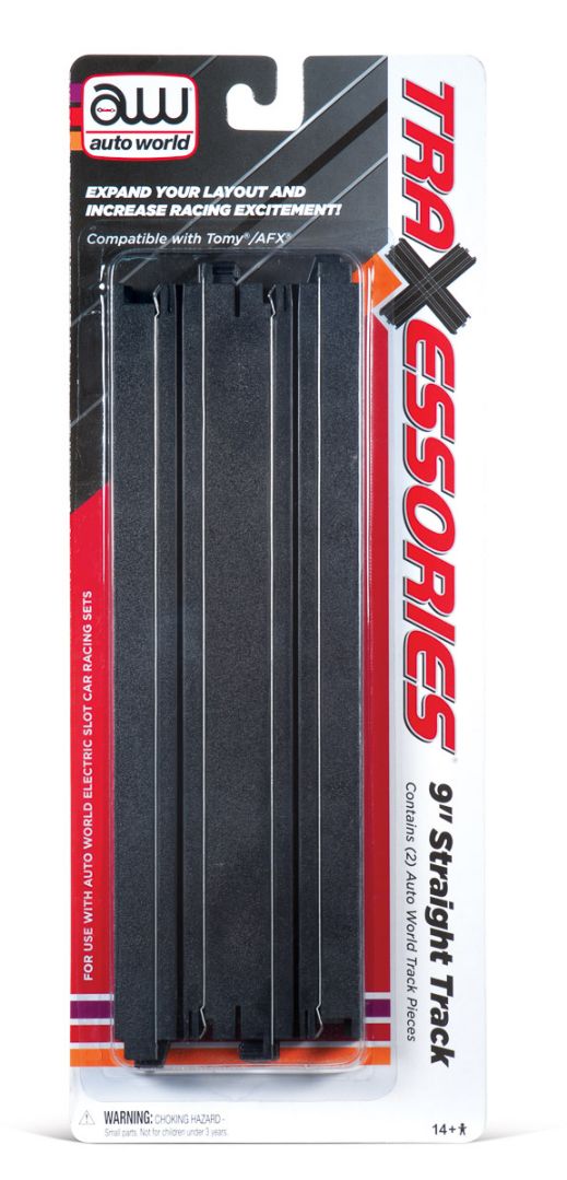 Auto World Traxxessories 2 Pk. 9" Straight Track