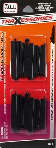 Auto World Traxxessories 2 Pk 3" Adaptor Track (AW to Tyco)