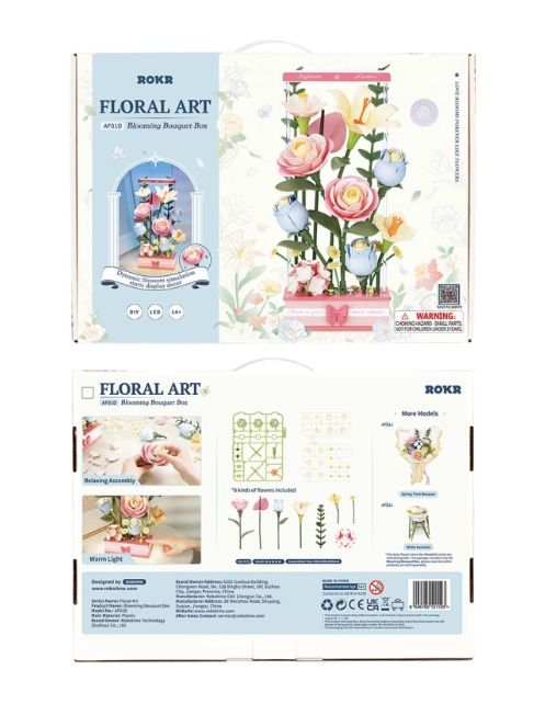 ROKR DIY Blooming Bouquet Box 3D Puzzle