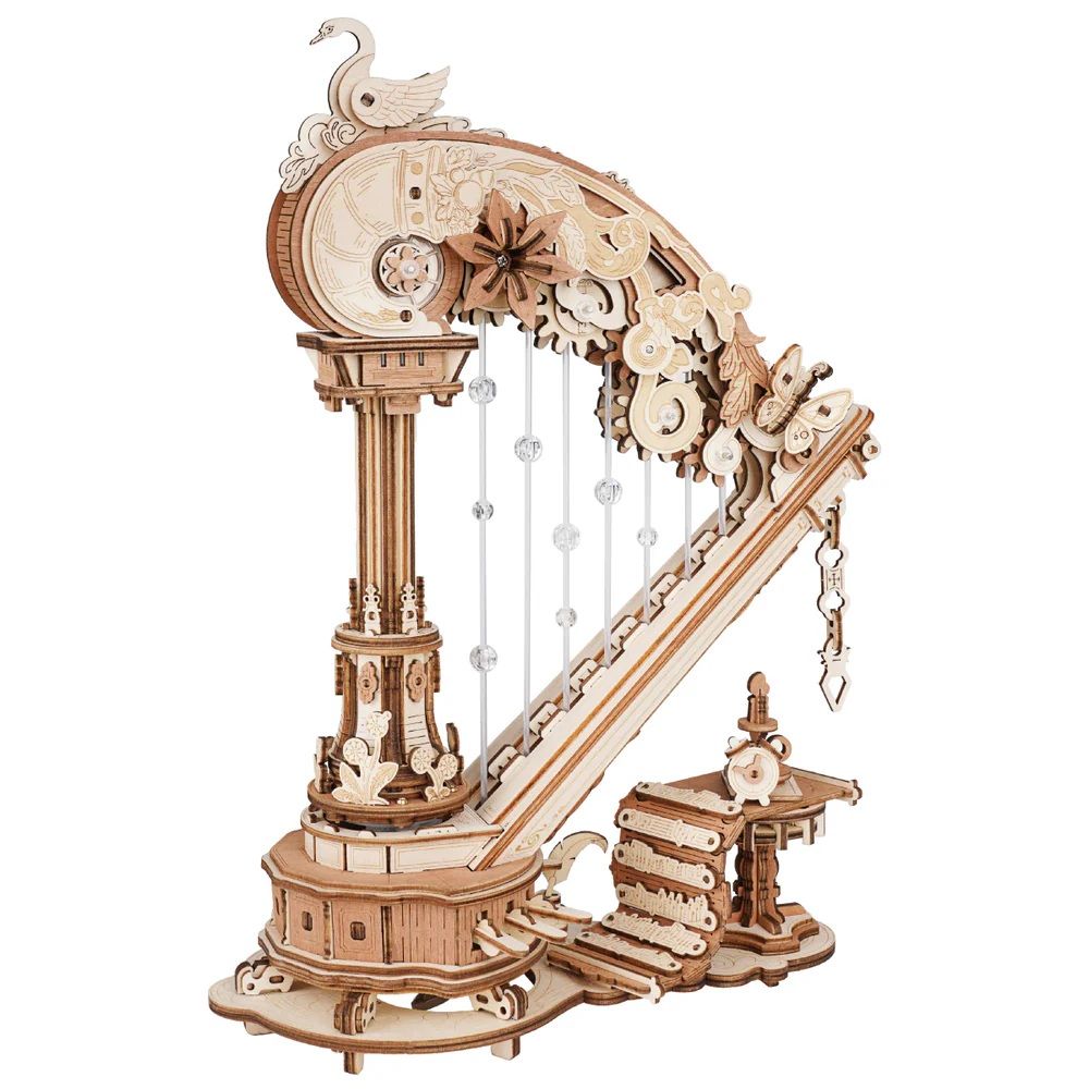 ROKR Magic Harp Music Box 3D Wooden Puzzle