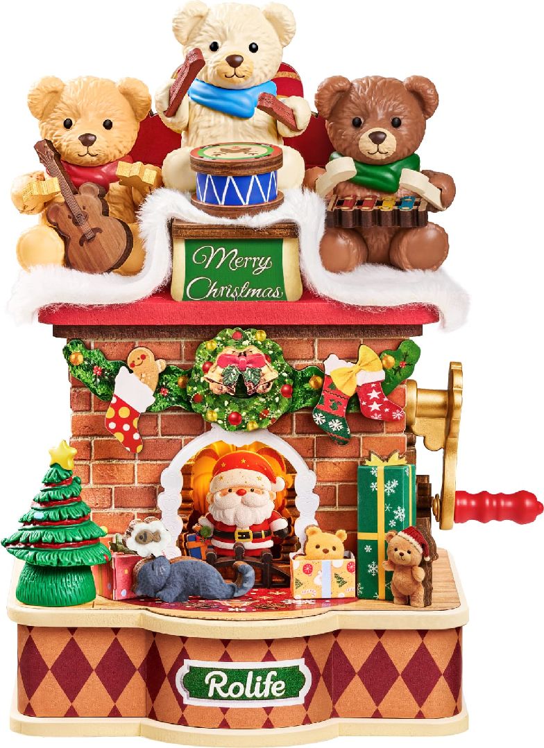 Rolife Fireside Music Night DIY Minature House Kit