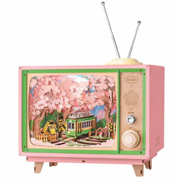 Rolife Sakura Dreamy Tour DIY Music Box 3D Wooden Puzzle