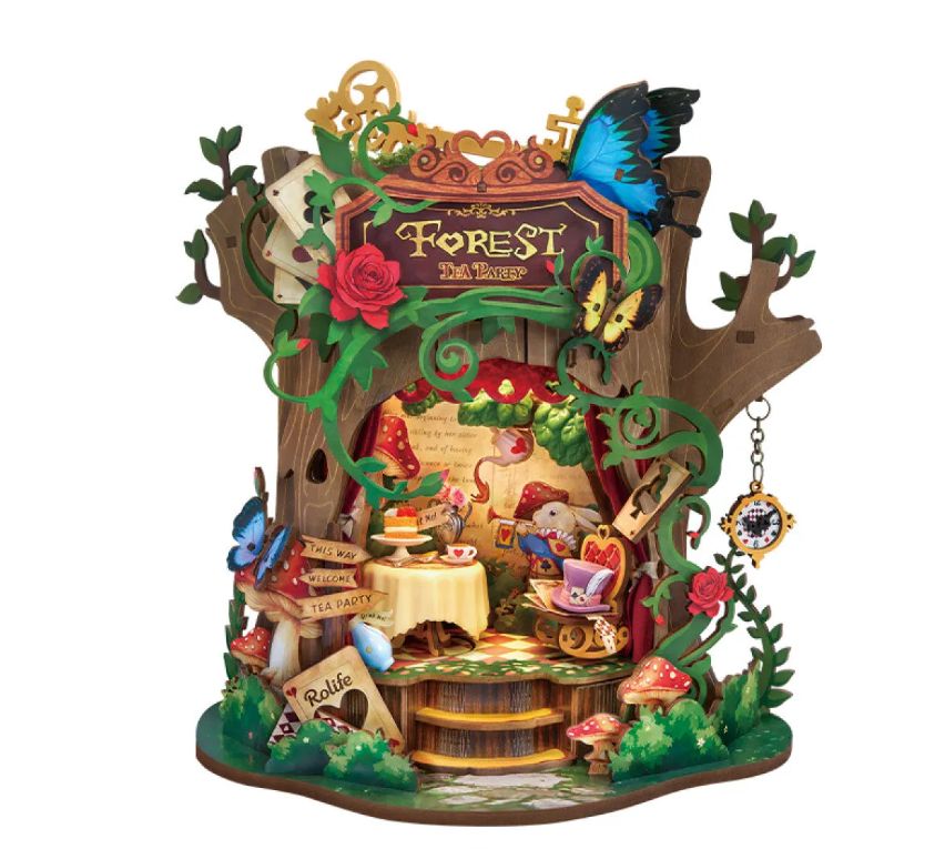 Rolife Forest Tea Party DIY Music Box 3D Wooden Puzzle