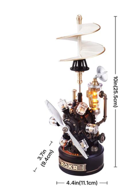 ROKR Da Vinci Helicopter DIY Mechanical 3D Puzzle