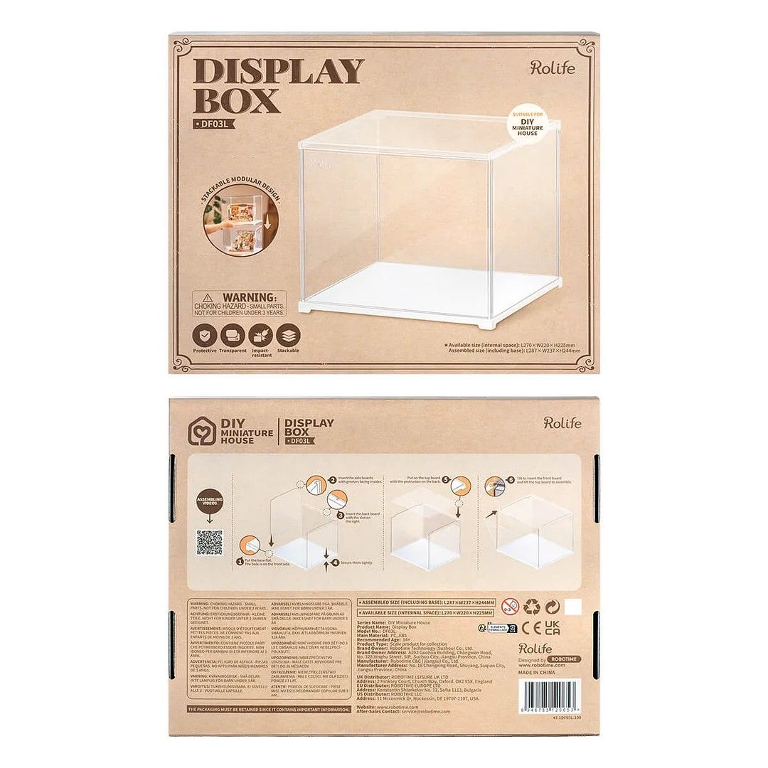 Rolife Display Box (for all "DG" miniatures except DG11 12 13)