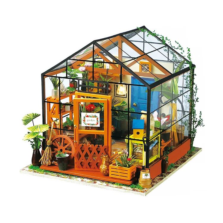 Rolife Cathy's Flower House DIY Miniature House - Click Image to Close