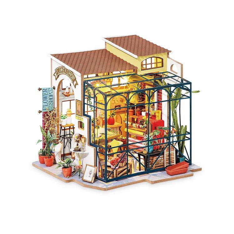 Rolife Emily's Flower Shop Miniature House