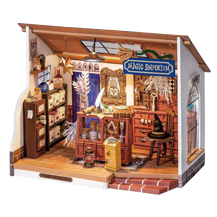 Rolife Kiki's Magic Emporium DIY Miniature House Kit - Click Image to Close