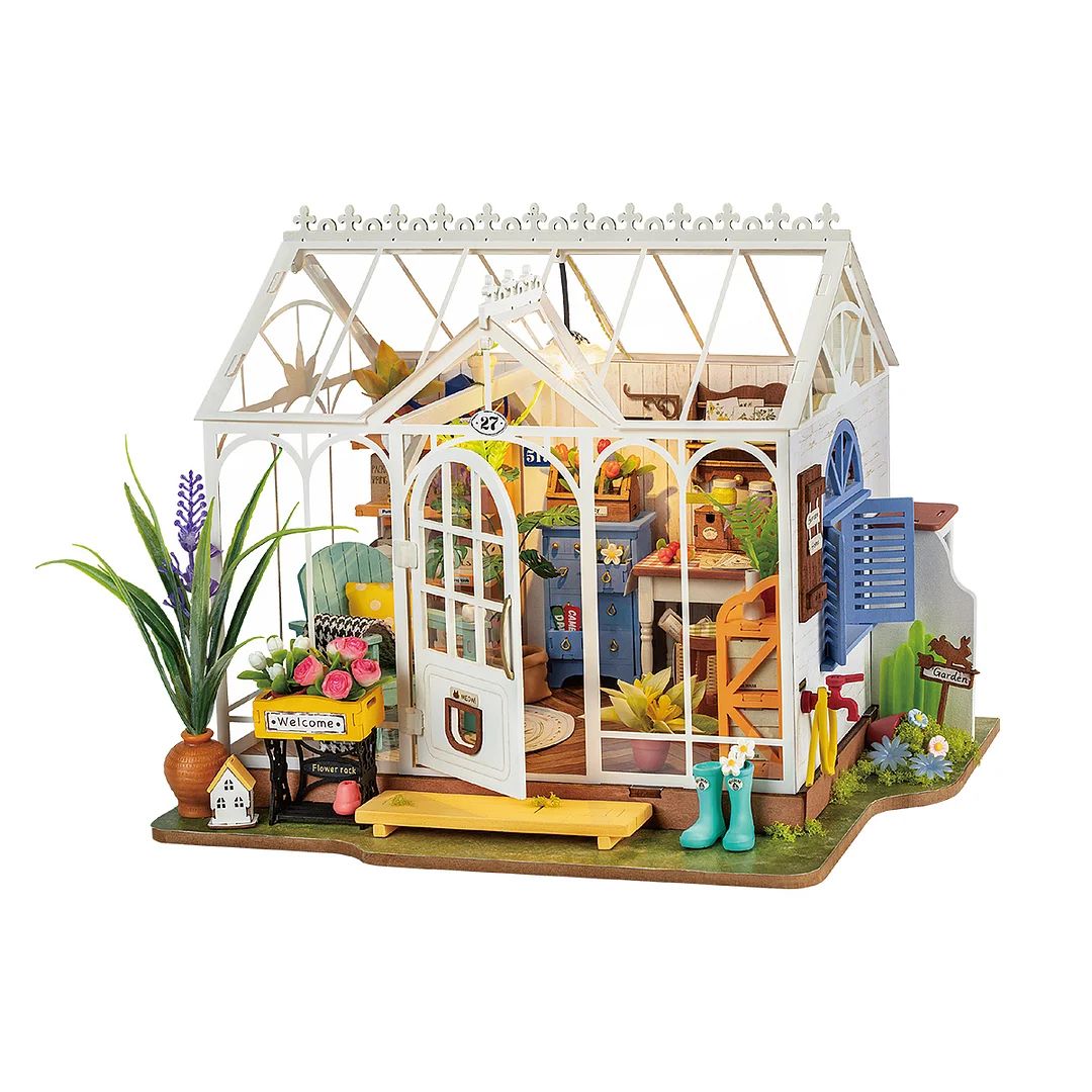 Rolife Dreamy Garden House DIY Miniature House Kit - Click Image to Close