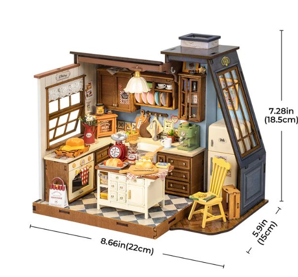 Rolife Baking Kitchen DIY Miniature House Kit