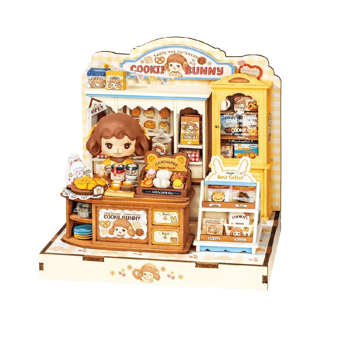 Rolife Cookii Bunny's Cookie Shop DIY Miniature House