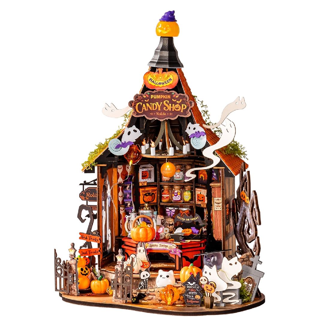Rolife Haunted Candy House DIY Minature House Kit