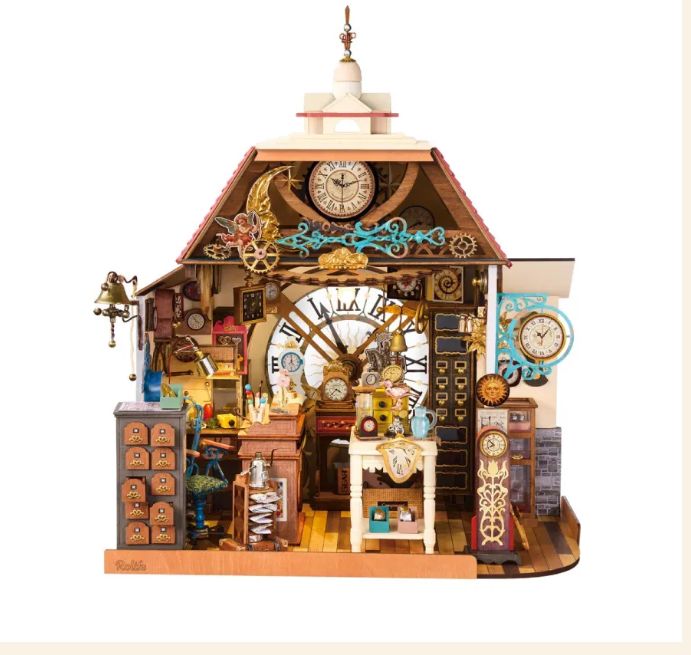 Rolife Clockwise Clocks DIY Miniature House
