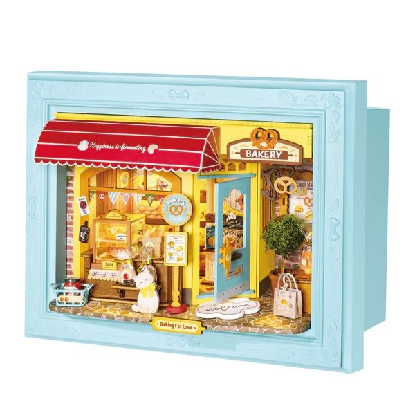 Rolife Fluffy Cat Bakery 3D Wooden Puzzle
