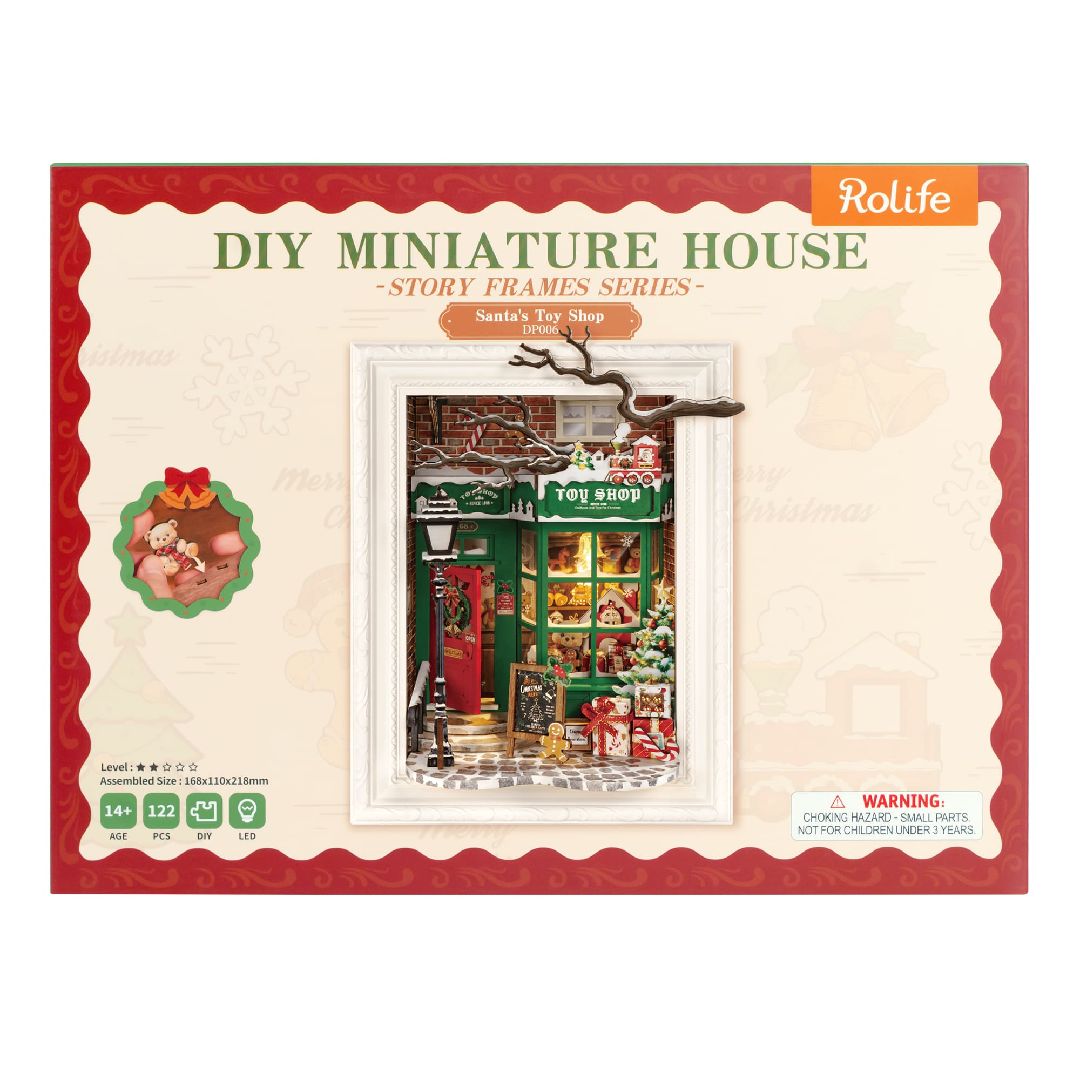 Rolife Santa's Toy Shop 3D Wooden Puzzle