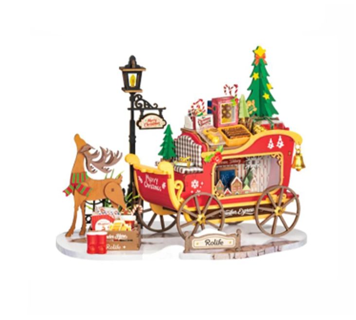Rolife Reindeer Express 3D Wooden Puzzle
