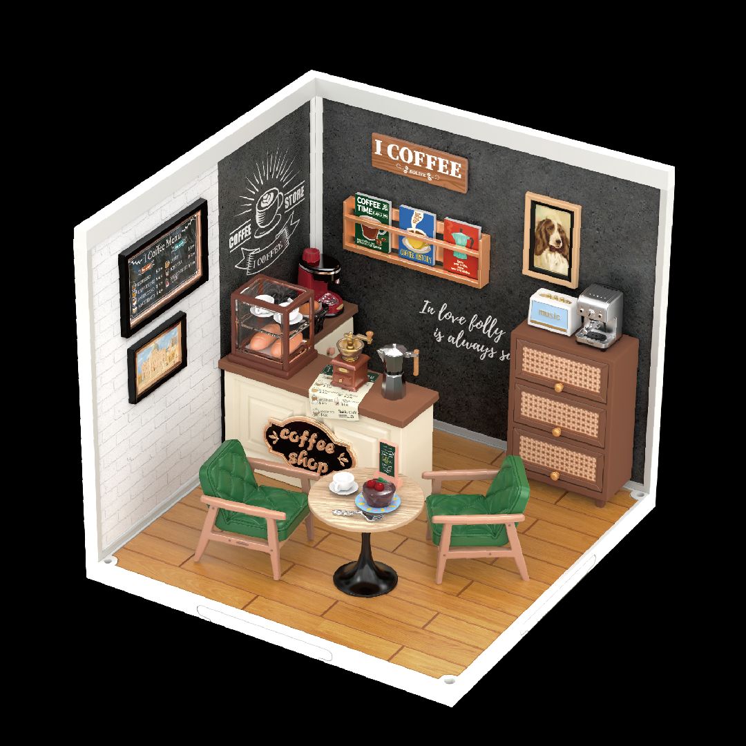 Rolife Super Creator Daily Inspiration Cafe Plastic House Kit