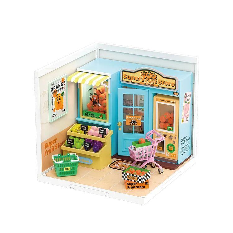 Rolife Super Creator Super Fruit Store Plastic House Kit