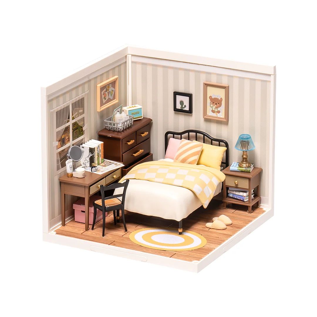 Rolife Sweet Dream Bedroom DIY Plastic Miniature House
