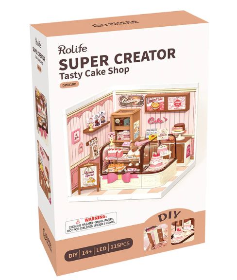 Rolife Tasty Cake Shop DIY Plastic Miniature House