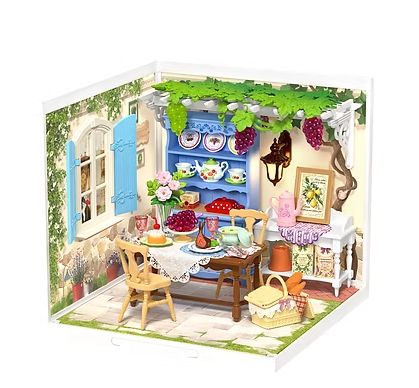Rolife Midsummer Dream Yard Plastic DIY Miniature House Kit
