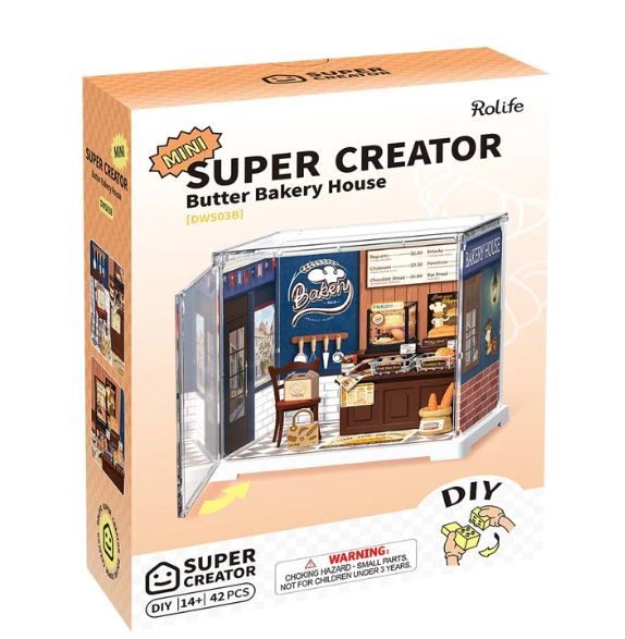 Rolife Butter Bakery House DIY Plastic Miniature House