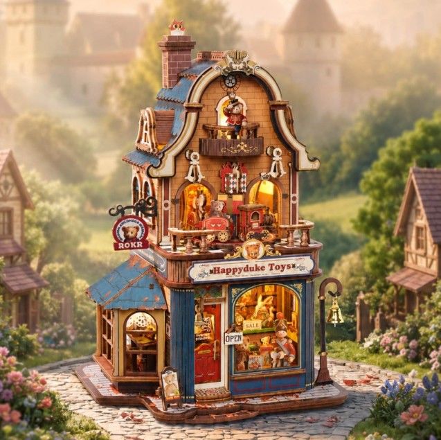 Rolife Happyduke Toys DIY Minature House Kit