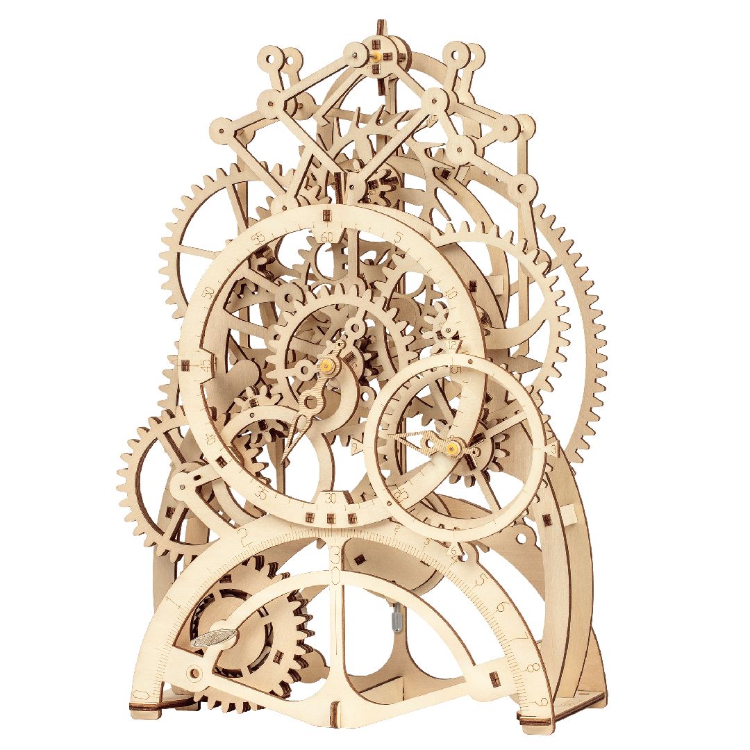 ROKR Pendulum Clock Mechanical Gears 3D Wooden Puzzle