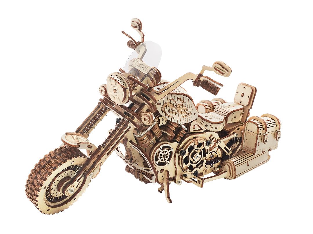 ROKR Cruiser Motorcycle 3D Wooden Puzzle