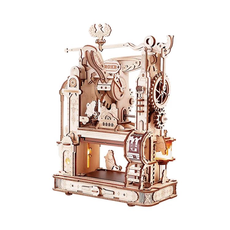ROKR Printing Press 3D Wooden Puzzle
