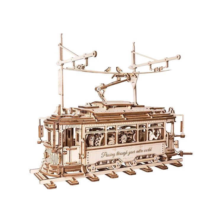 ROKR Classic City Tram 3D Wooden Puzzle