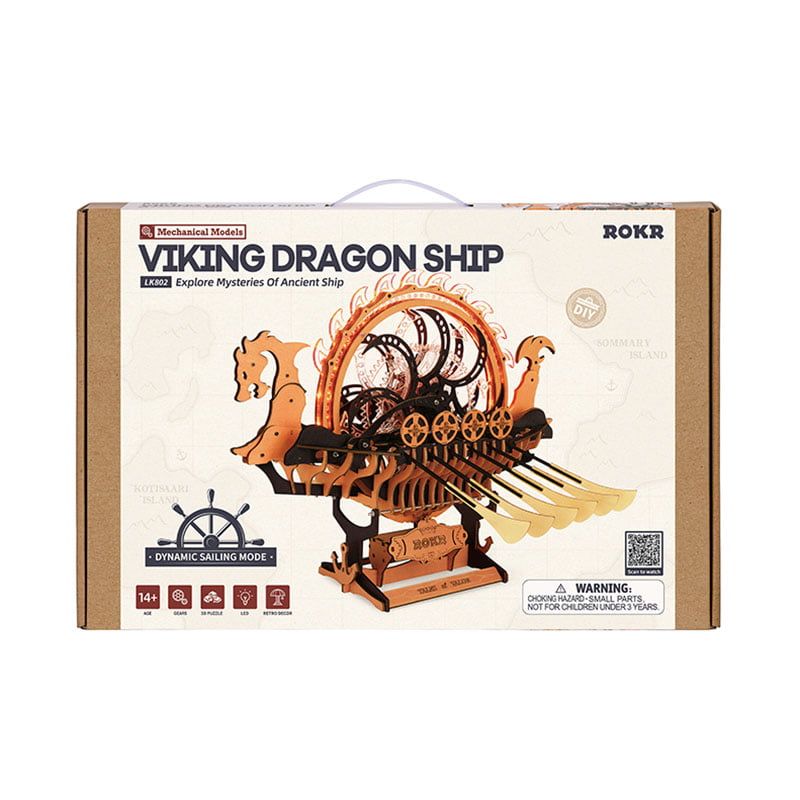 ROKR Dragon-Boat 3D Wooden Puzzle