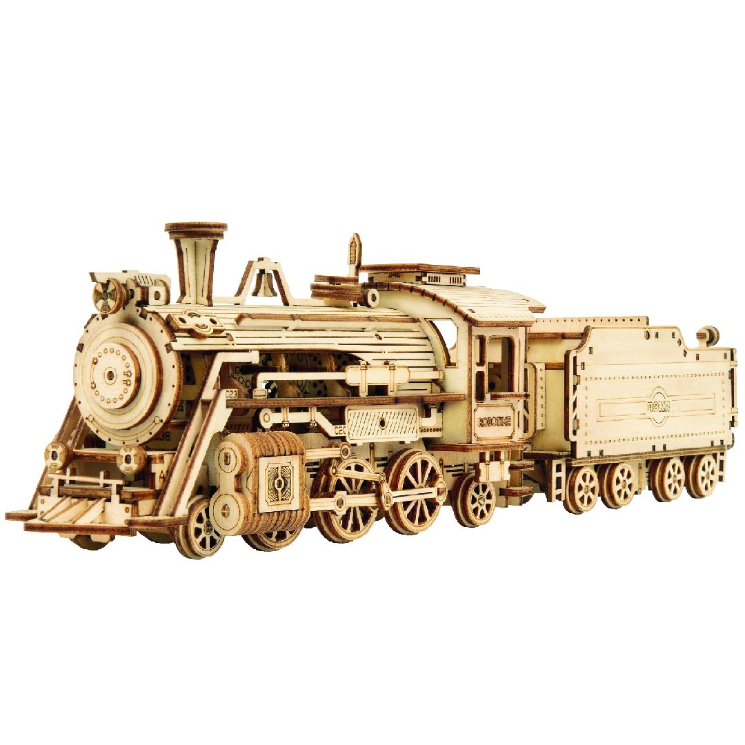ROKR Prime Steam Express Train 3D Wooden Puzzle