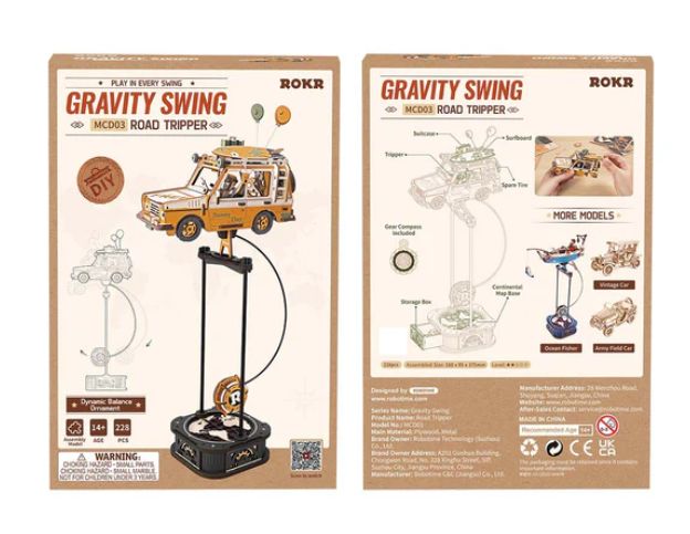 ROKR Road Tripper Pendulum Balance Toy 3D Wooden Puzzle